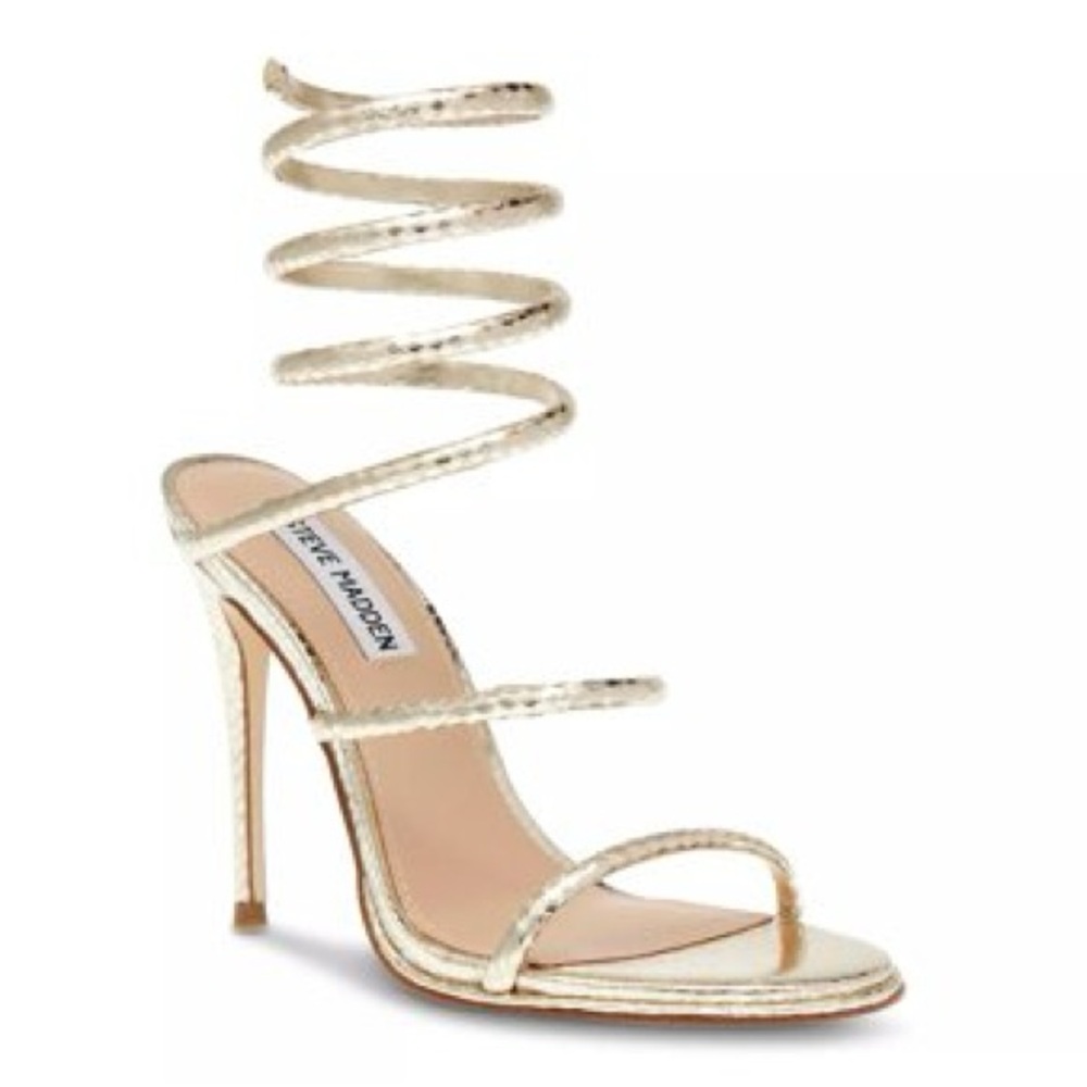 Steve Madden Exotica Ankle Wrap Stilettos